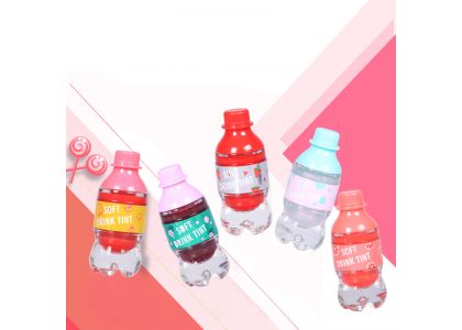 A nice pink tint for this soft drink  From Customer Feedback