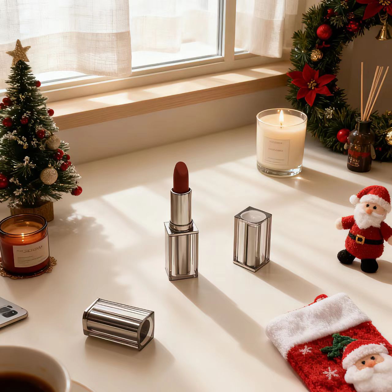 Winter Holly Red Lipstick