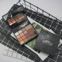 Makeup Set Matte Eyeshadow Pressed Powder Blush Professional Cosmetic with Battery Charge Black Case