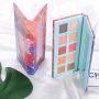 10 color shinny eyeshadow for cardboard gift box