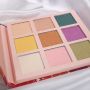 9 color eyeshadow for cardboard gift box  