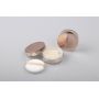 Loose Powder Pot With Rose Cosmetic