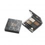 4 Colors Natural Shimmer Eye Shadow Palette black case 