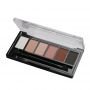 6 Colors Natural Eye Shadow Palette black case 