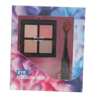 eye shadow set with big  Type tooth brush